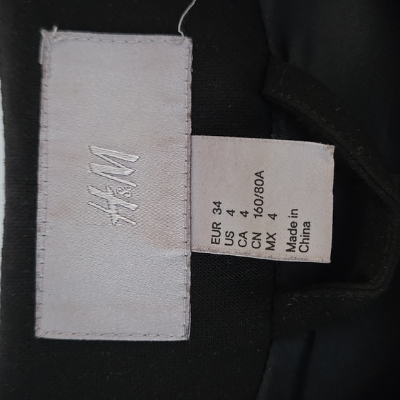 H&M Black blazer jacket - Picture 3 of 8